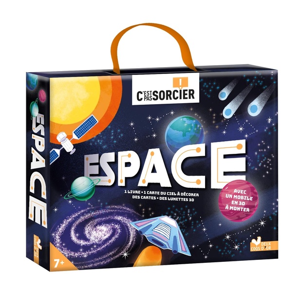 C'EST PAS SORCIER L'ESPACE - COFFRET AVEC ACCESSOIRES