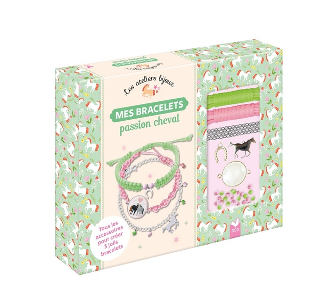 MES BRACELETS PASSION CHEVAL - COFFRET AVEC ACCESSOIRES