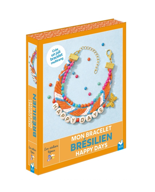 MON BRACELET BRESILIEN HAPPY DAYS - COFFRET AVEC ACCESSOIRES
