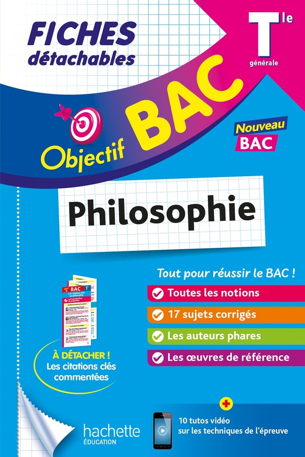 OBJECTIF BAC FICHES - PHILOSOPHIE TLE