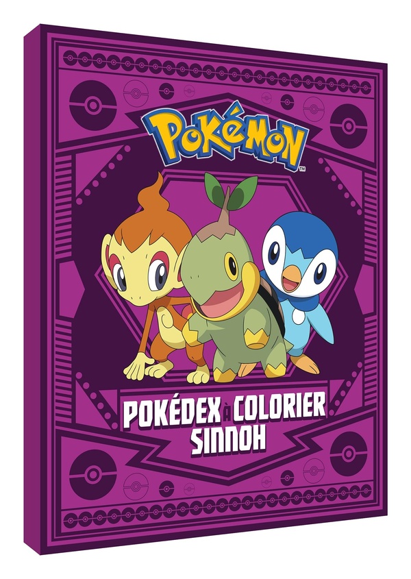 POKEMON - POKEDEX A COLORIER SINNOH - EDITION SPECIALE ANNIVERSAIRE