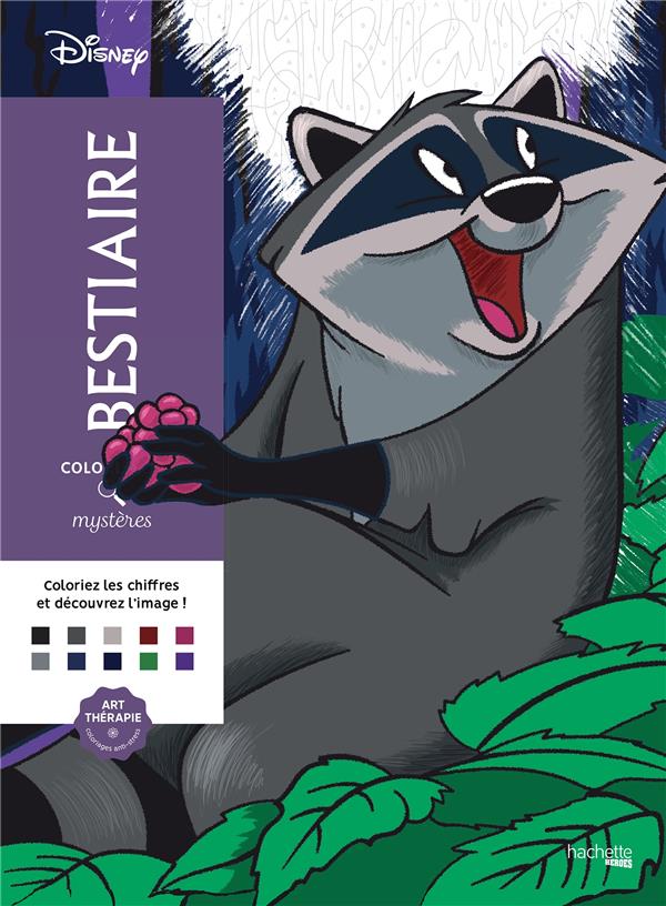 COLORIAGES MYSTERES DISNEY - BESTIAIRE