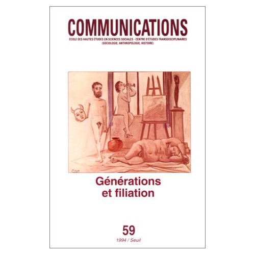COMMUNICATIONS, N  59, GENERATIONS ET FILIATION, TOME 59