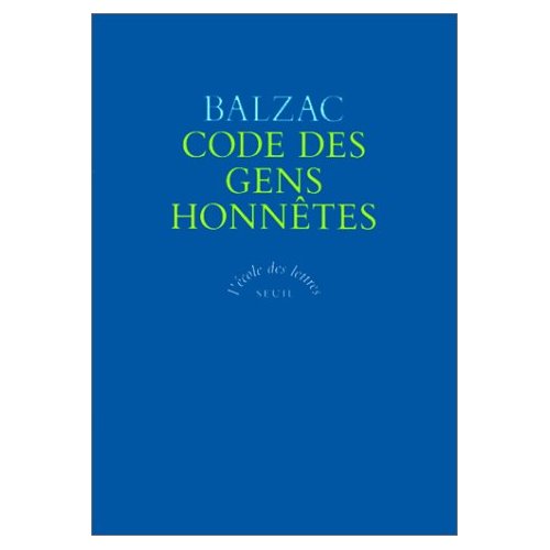 CODE DES GENS HONNETES