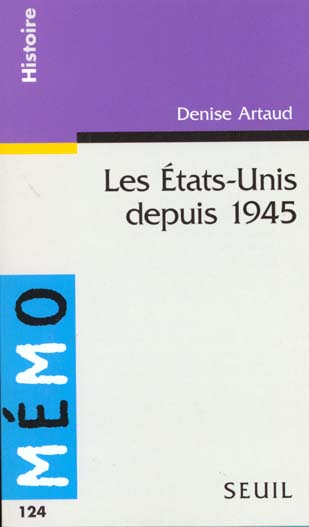 LES ETATS-UNIS DEPUIS 1945