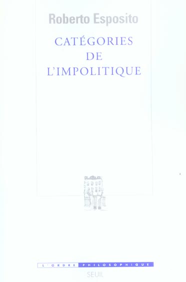 CATEGORIES DE L'IMPOLITIQUE