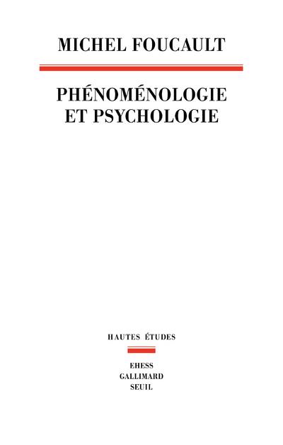 PHENOMENOLOGIE ET PSYCHOLOGIE. 1953-1954