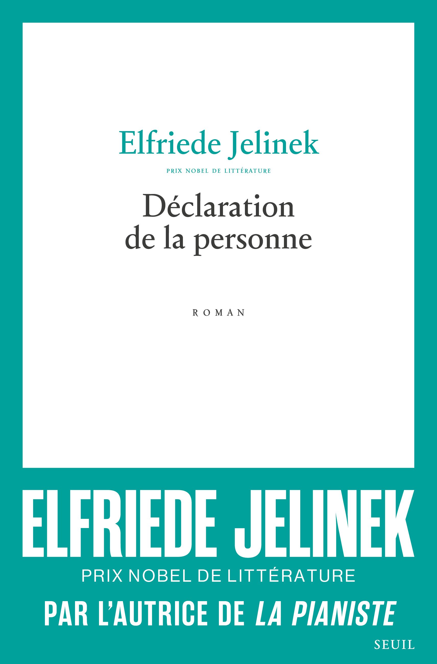 DECLARATION DE LA PERSONNE