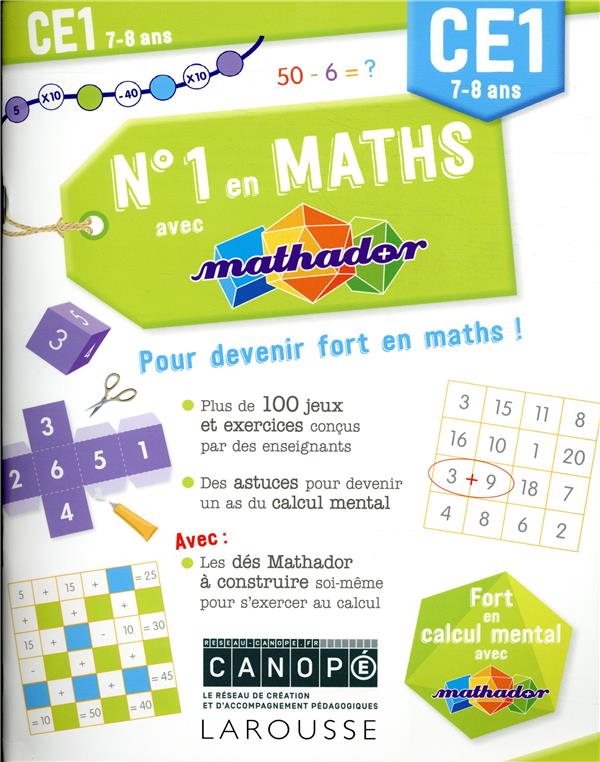 NUMERO 1 EN MATHS AVEC MATHADOR CE1