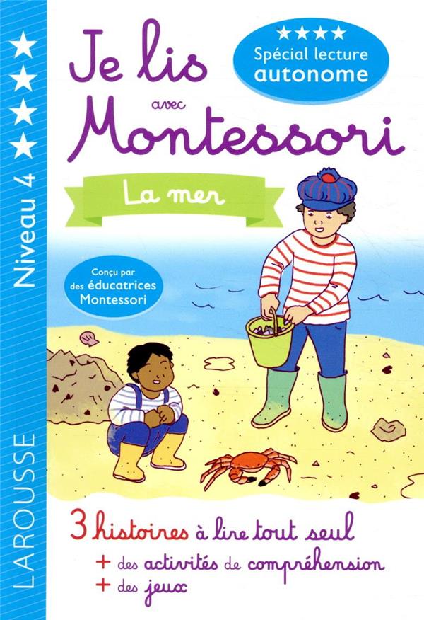 JE LIS AVEC MONTESSORI  - LA MER NIVEAU 4