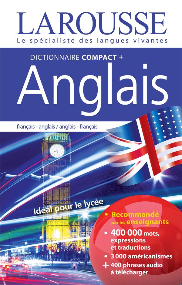 DICTIONNAIRE COMPACT PLUS FRANCAIS-ANGLAIS