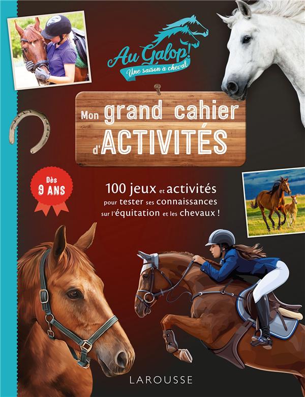 MON GRAND CAHIER D'ACTIVITES AU GALOP, SPECIAL CHEVAUX