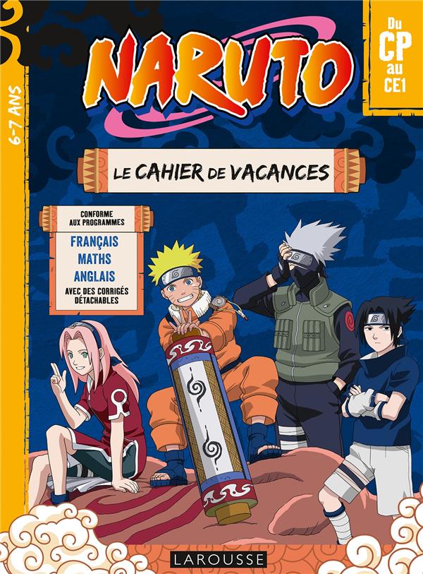 NARUTO - CAHIER DE VACANCES DU CP AU CE1