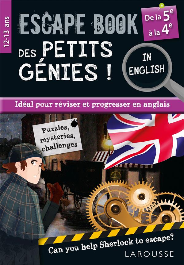 ESCAPE BOOK DES PETITS GENIES IN ENGLISH DE LA 5E A LA 4E