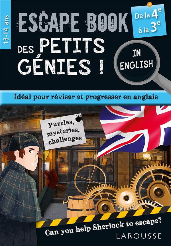 ESCAPE BOOK DES PETITS GENIES IN ENGLISH DE LA 4E A LA 3E