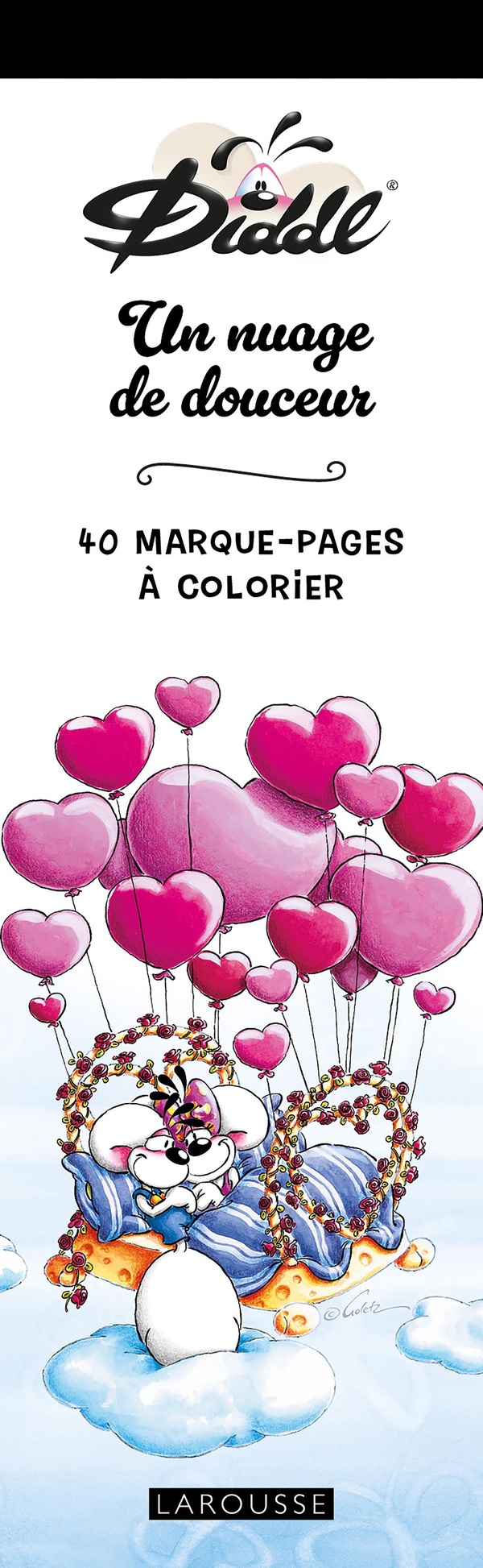 40 MARQUE-PAGES DIDDL UN NUAGE DE DOUCEUR - 40 MARQUE-PAGES A COLORIER