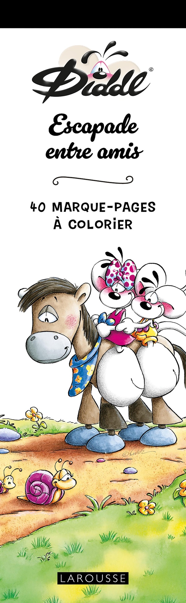 40 MARQUE-PAGES DIDDL ESCAPADE ENTRE AMIS - 40 MARQUE-PAGES A COLORIER
