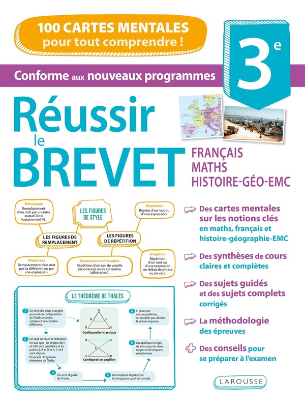 REUSSIR LE BREVET EN CARTES MENTALES