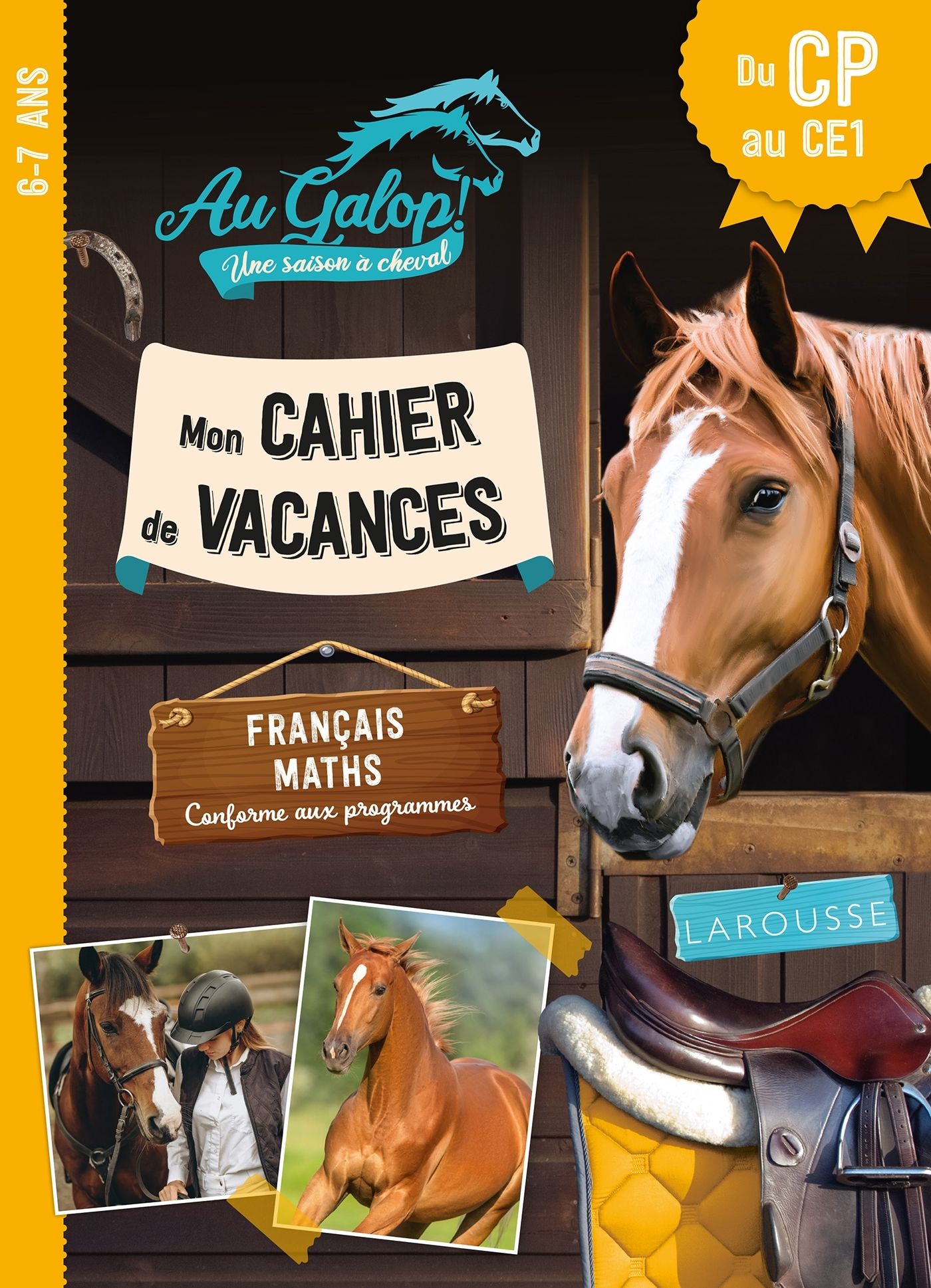 CAHIER VACANCES AU GALOP DU CP AU CE1
