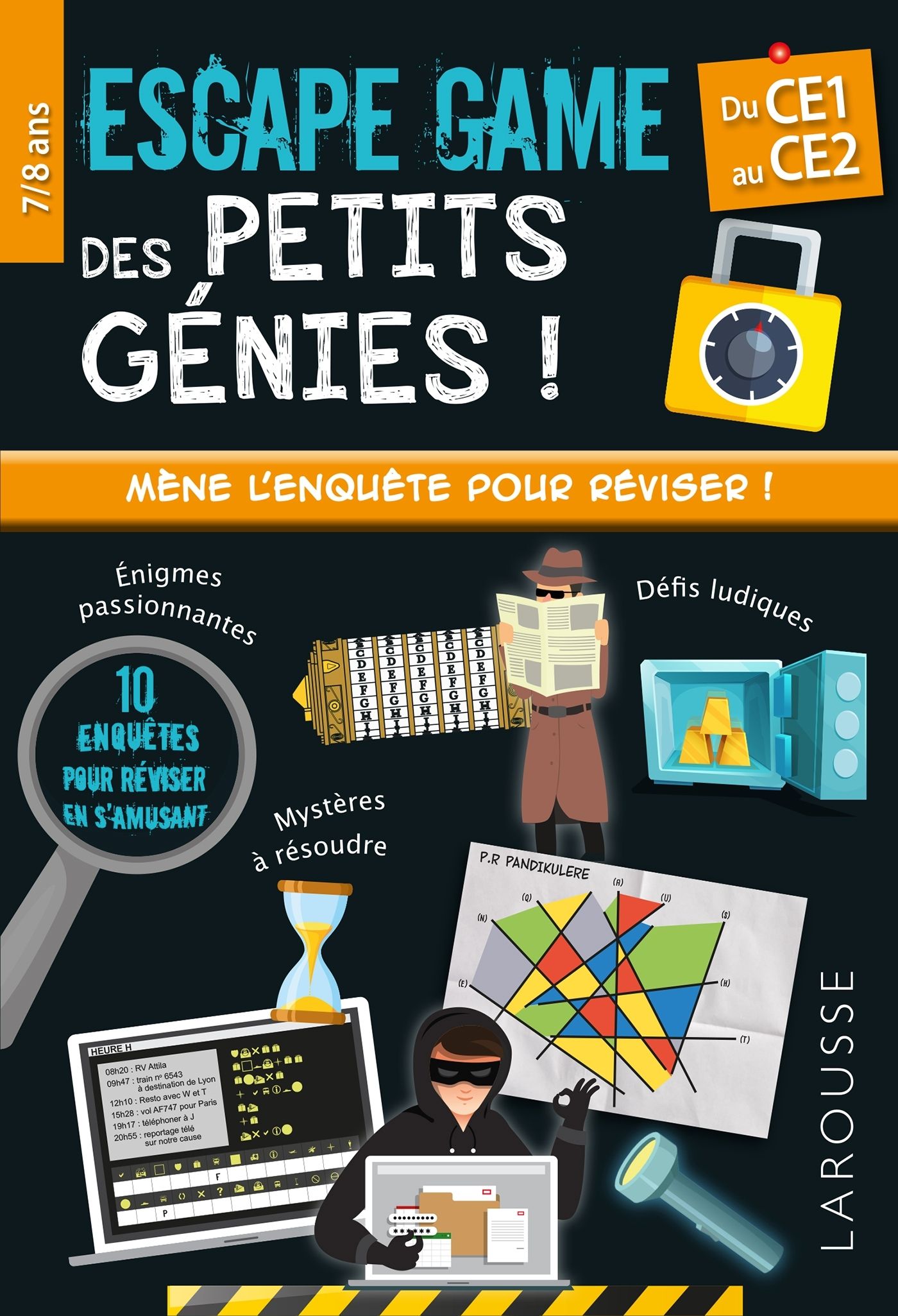 ESCAPE GAME DES PETITS GENIES - CE1-CE2 - CAHIER DE VACANCES