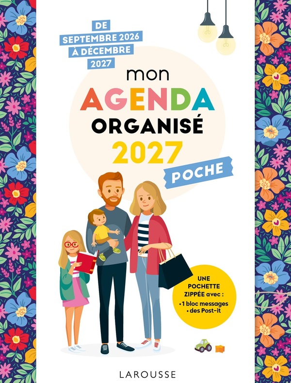 MON AGENDA FAMILLE ORGANISEE 2027 - POCHE