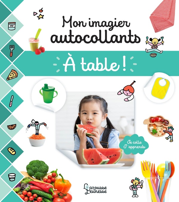 MON IMAGIER AUTOCOLLANTS - A TABLE