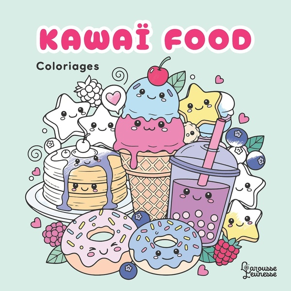 COLORIAGES KAWAI FOOD