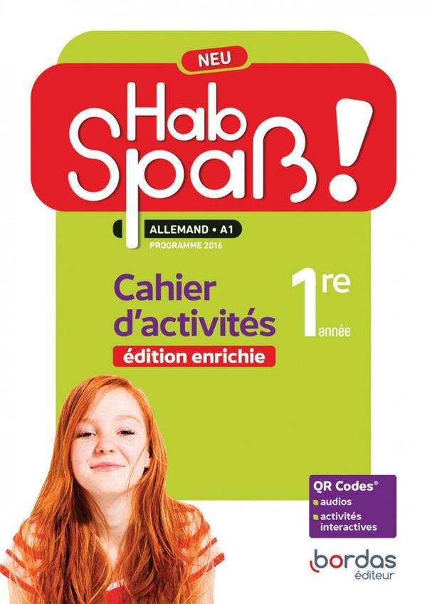 HAB'SPASS ! NEU - ALLEMAND 1RE ANNEE - 2022 - CAHIER - ELEVE