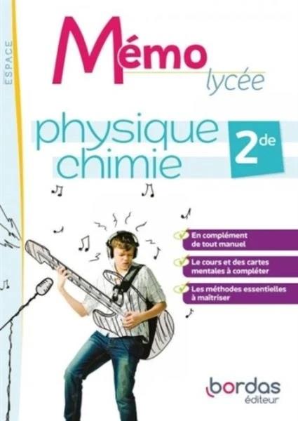 MEMO LYCEE - PHYSIQUE-CHIMIE 2DE - 2022 - LIVRET - ELEVE