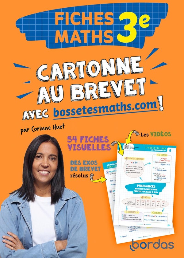 CARTONNE AU BREVET AVEC BOSSETESMATHS.COM ! FICHES MATHS 3E