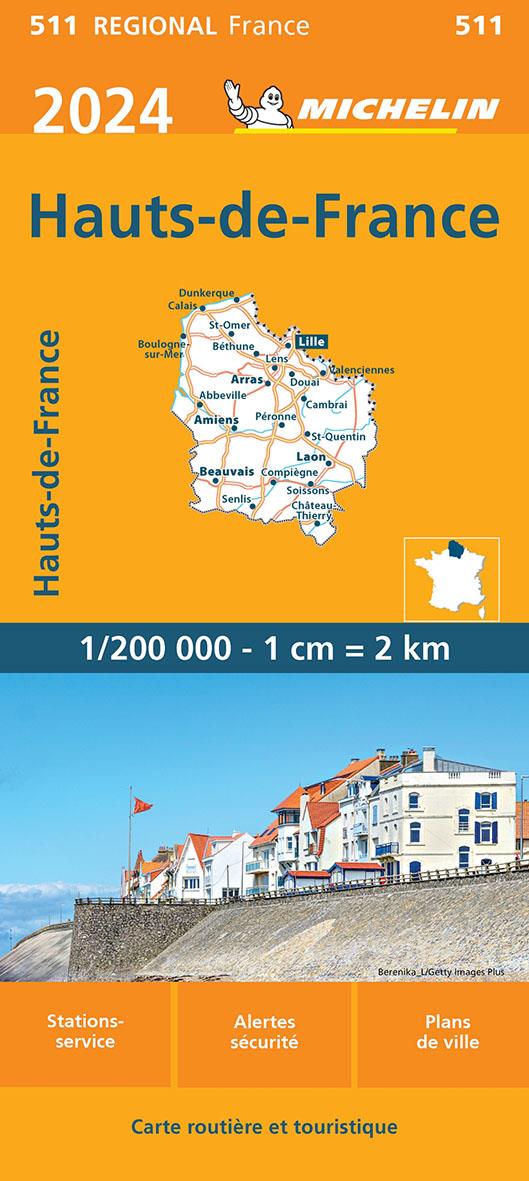 CARTE REGIONALE FRANCE - CARTE REGIONALE HAUTS-DE-FRANCE 2024