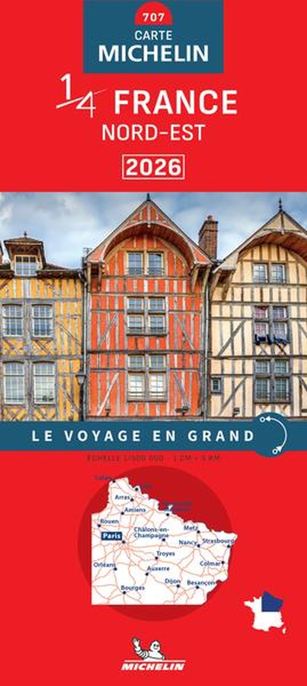 CARTE NATIONALE FRANCE NORD-EST 2026