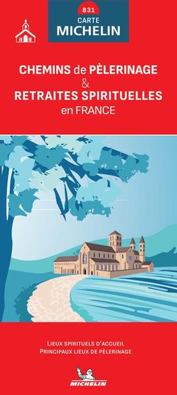 CARTE NATIONALE CHEMINS DE PELERINAGE & RETRAITES SPIRITUELLES EN FRANCE