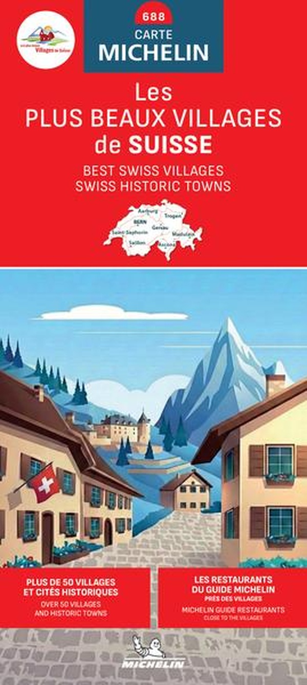 CARTE NATIONALE LES PLUS BEAUX VILLAGES DE SUISSE