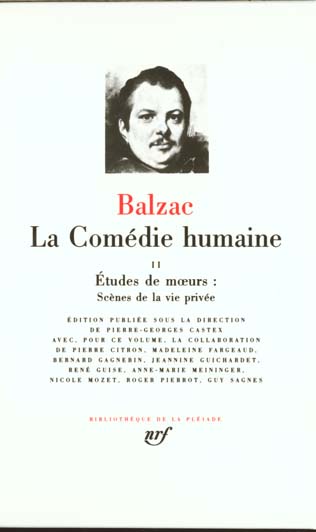 LA COMEDIE HUMAINE - VOL02