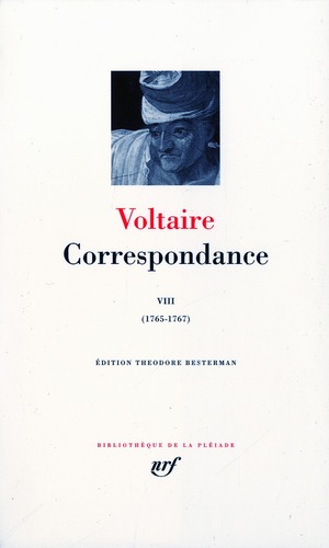 CORRESPONDANCE (TOME 8-AVRIL 1765 - JUIN 1767)