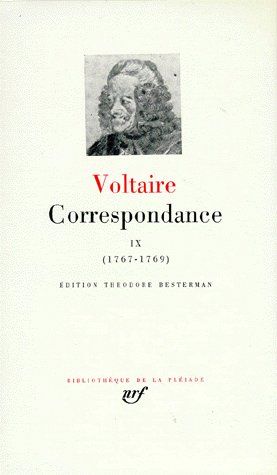 CORRESPONDANCE (TOME 9-JUILLET 1767 - SEPTEMBRE 1769)