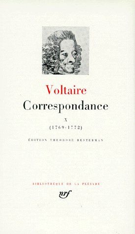 CORRESPONDANCE (TOME 10-OCTOBRE 1769 - JUIN 1772)