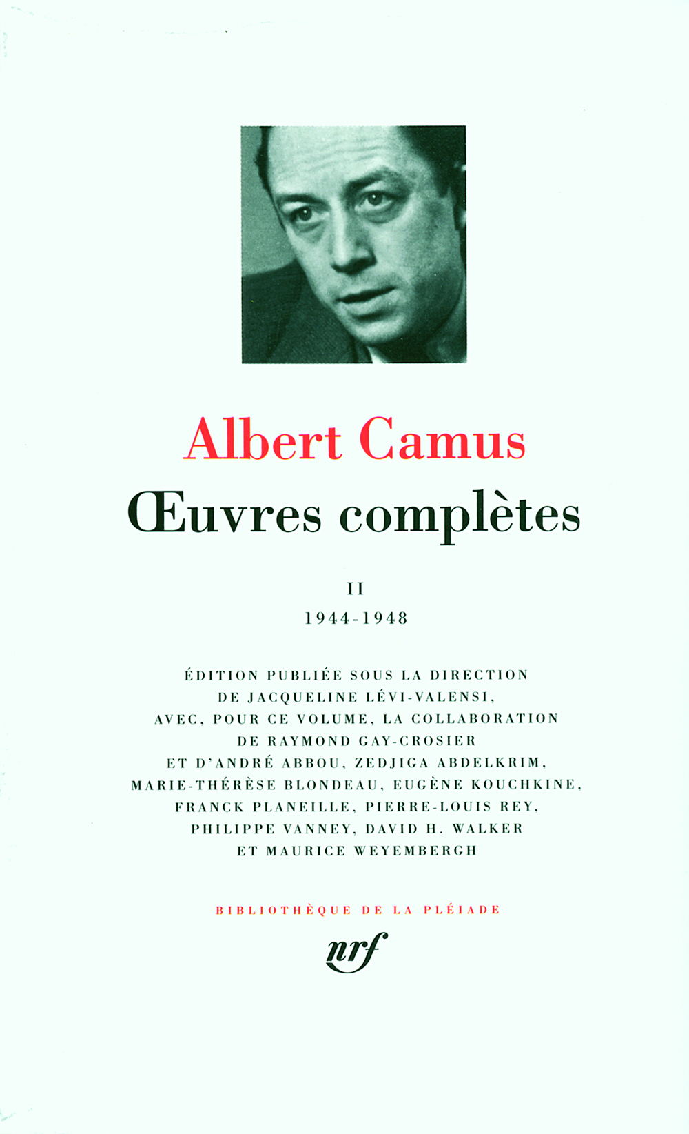 OEUVRES COMPLETES (TOME 2-1944-1948)