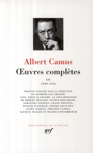 OEUVRES COMPLETES (TOME 3-1949-1956)