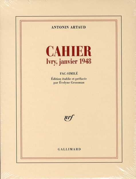 CAHIER - IVRY, JANVIER 1948