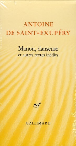 MANON, DANSEUSE ET AUTRES TEXTES INEDITS