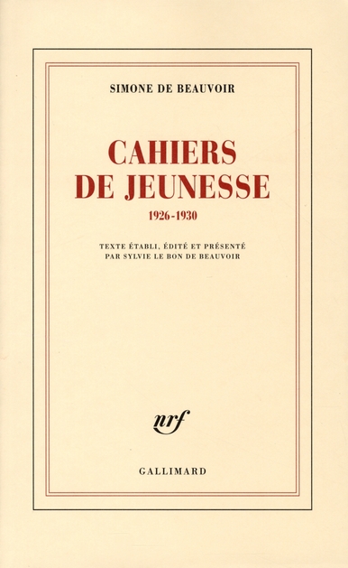CAHIERS DE JEUNESSE 1926-1930 - (1926-1930)