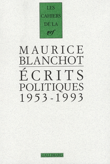 ECRITS POLITIQUES - (1953-1993)