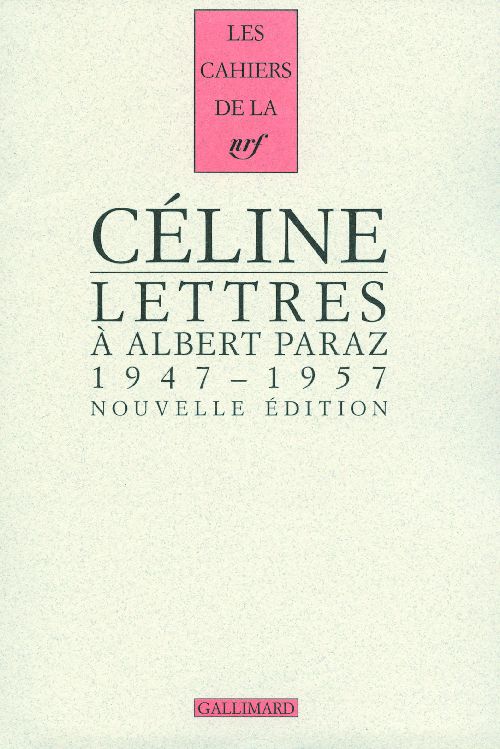 LETTRES A ALBERT PARAZ - (1947-1957)