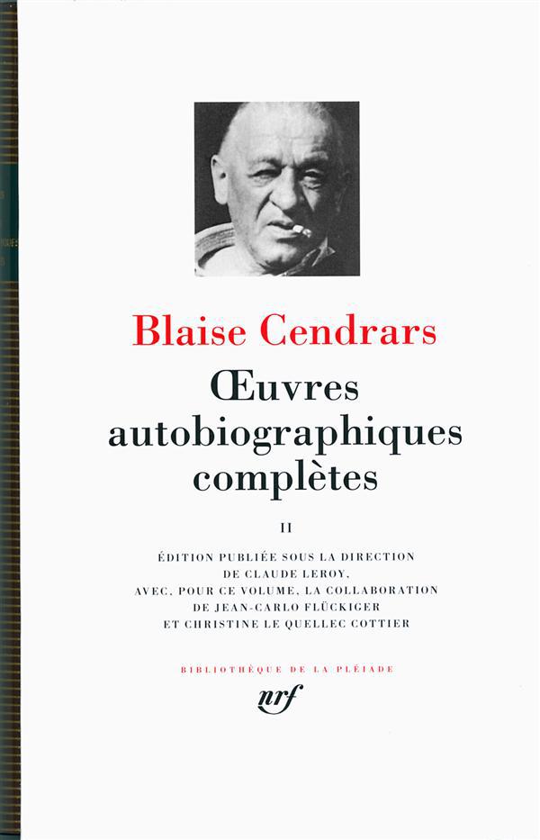 OEUVRES AUTOBIOGRAPHIQUES COMPLETES (TOME 2)