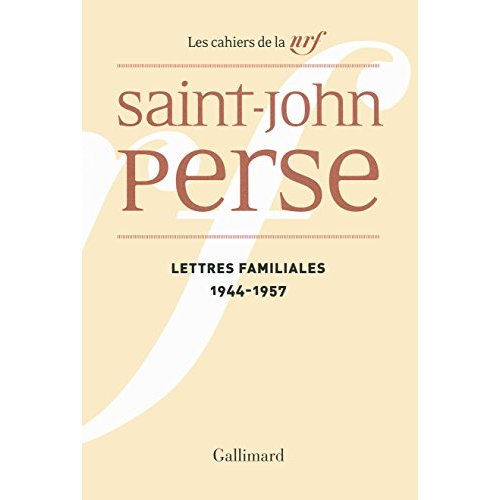 LETTRES FAMILIALES - (1944-1957)