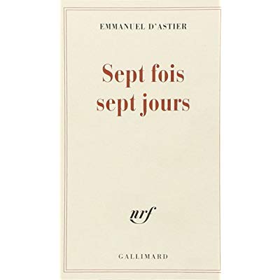 SEPT FOIS SEPT JOURS