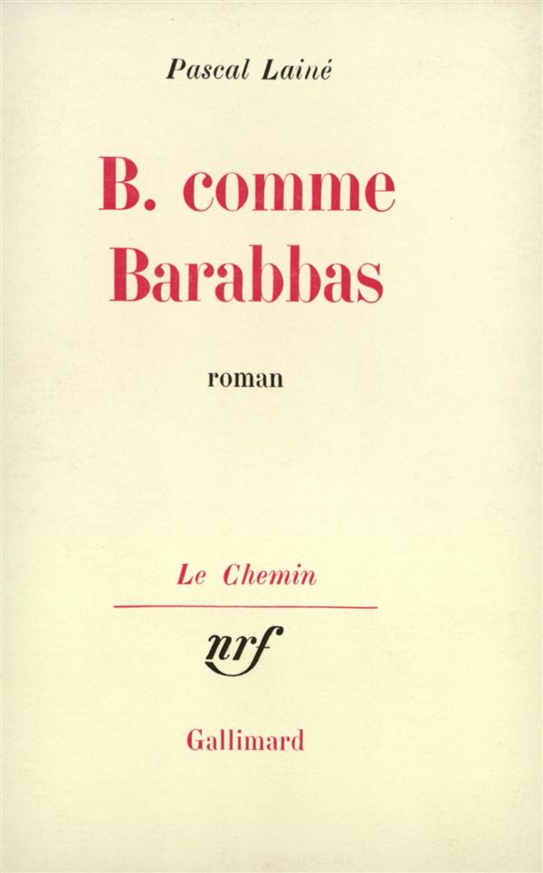 B. COMME BARABBAS