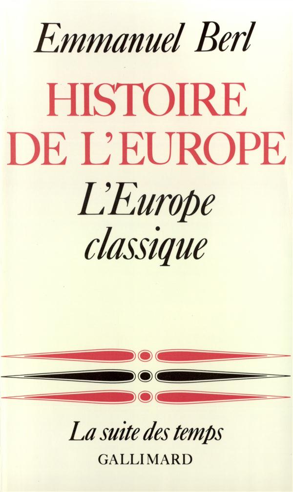 HISTOIRE DE L'EUROPE